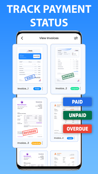 Invoice Maker: Receipt Maker - عکس برنامه موبایلی اندروید