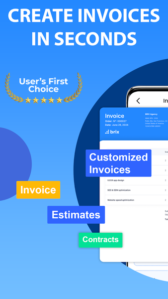 Invoice Maker: Receipt Maker - عکس برنامه موبایلی اندروید