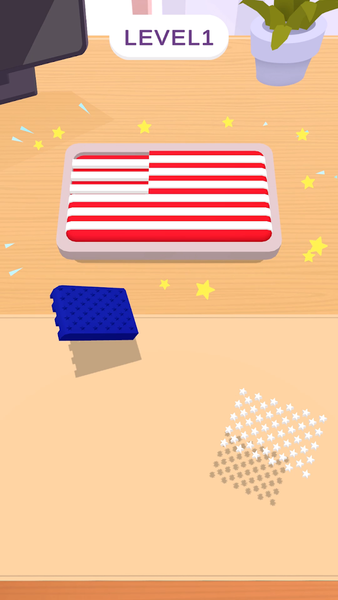 Drop Fit: World Flag Puzzle - Gameplay image of android game