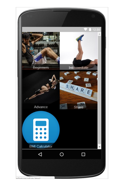 Abs workout - 30 days six pack - Image screenshot of android app