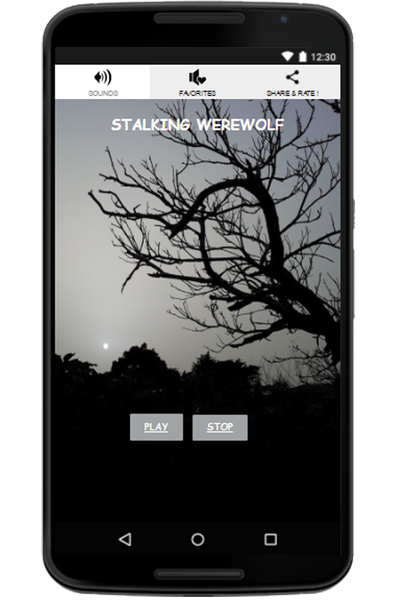 Horror sounds - Image screenshot of android app
