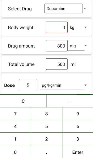 Super Infusion Calculator - عکس برنامه موبایلی اندروید