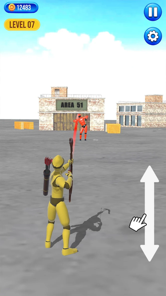 Archers Clash: Ragdoll Battle - Gameplay image of android game