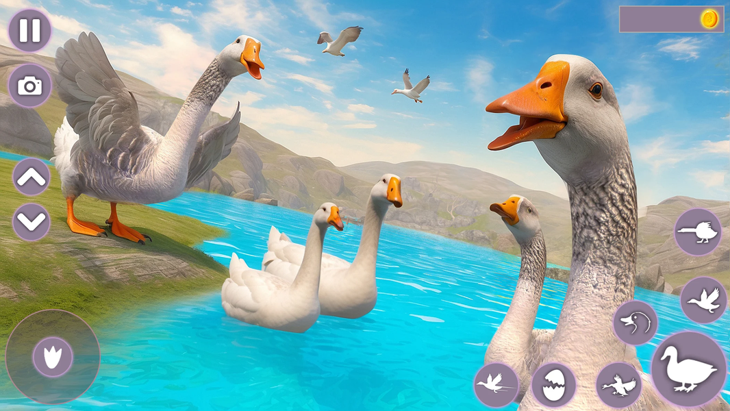 Crazy Goose Family Simulator - عکس بازی موبایلی اندروید