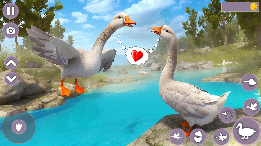 Crazy Goose Family Simulator - عکس بازی موبایلی اندروید