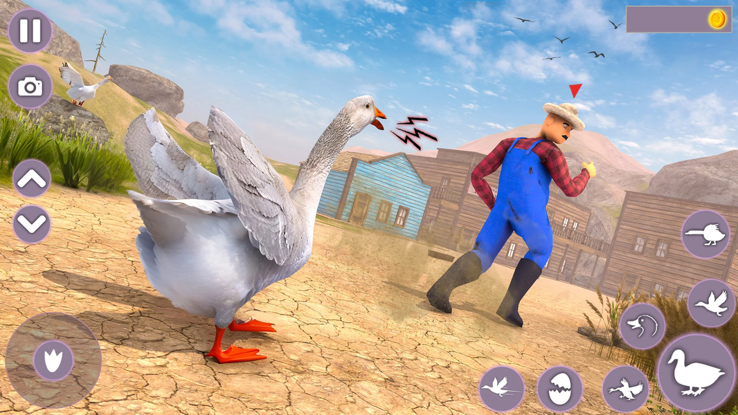 Crazy Goose Family Simulator - عکس بازی موبایلی اندروید