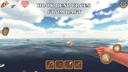 Survival on Raft: Ocean - Gameplay image of android game