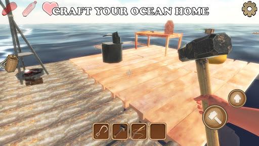 Survival on Raft: Ocean - Gameplay image of android game