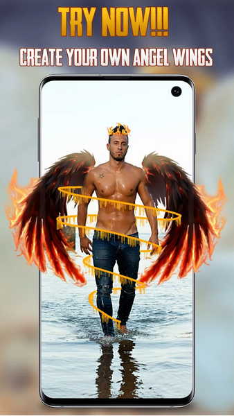 Angel Wings Photo Editor - Win - Image screenshot of android app