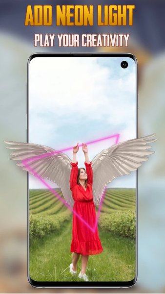 Angel Wings Photo Editor - Win - Image screenshot of android app