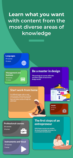 Cursa - Online courses - عکس برنامه موبایلی اندروید