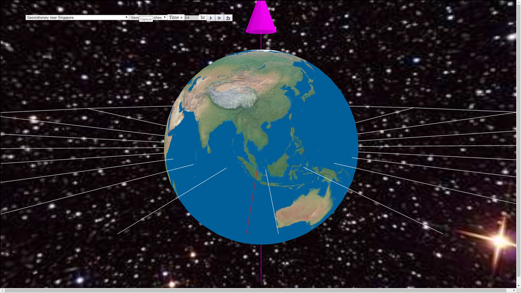 Geostationary Orbit 3D Lab - عکس برنامه موبایلی اندروید