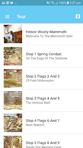 Mammoth Site Tour - Image screenshot of android app