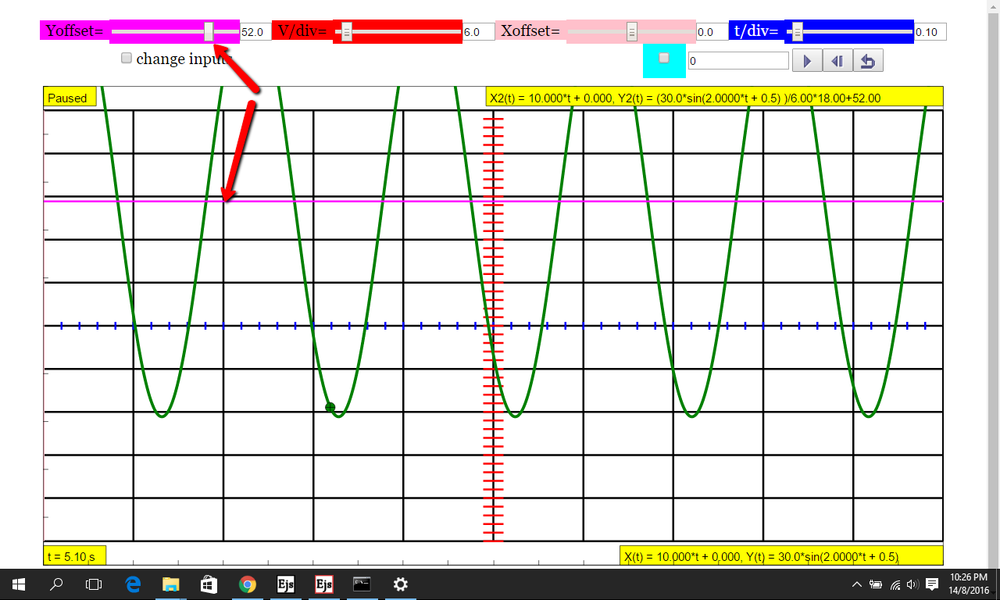 Oscilloscope Simulator - عکس برنامه موبایلی اندروید