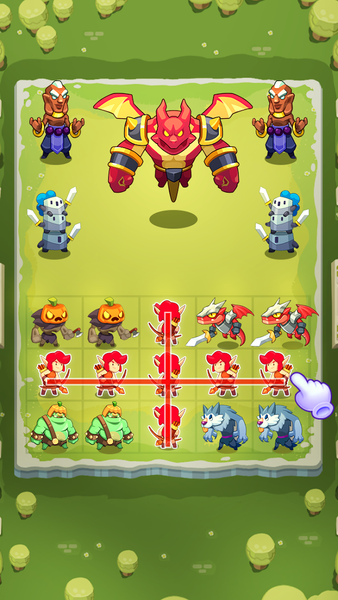 Merge Hero - Empire Evolution - Gameplay image of android game