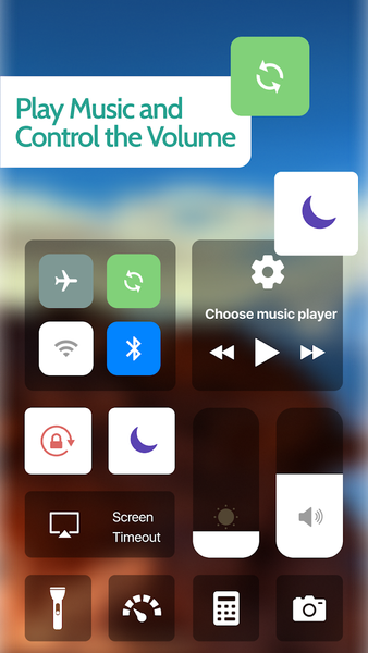 Control Center IOS ۱۶ icenter - عکس برنامه موبایلی اندروید