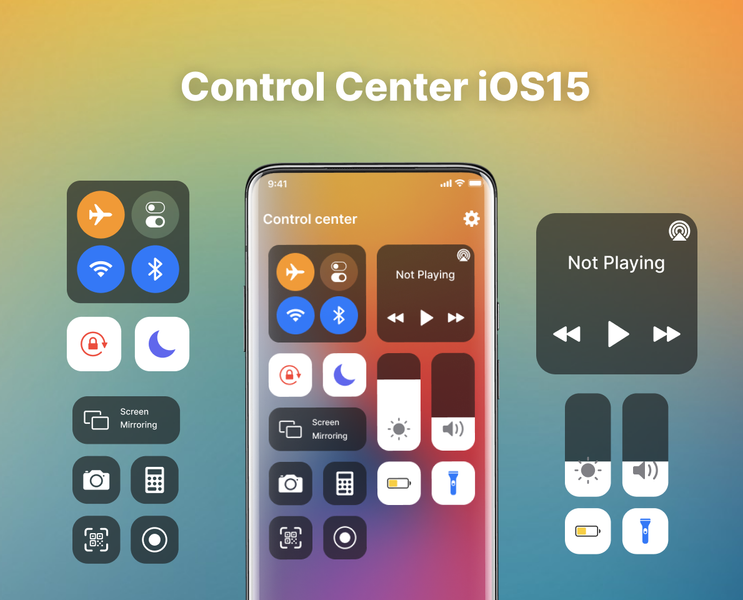 iCenter Control Style - عکس برنامه موبایلی اندروید