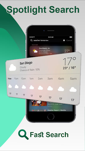 Launcher For iphone ۸ - iOS Launcher ۱۳ - عکس برنامه موبایلی اندروید