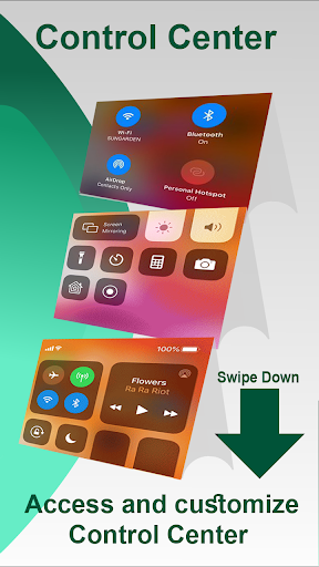 Launcher For iphone ۸ - iOS Launcher ۱۳ - عکس برنامه موبایلی اندروید