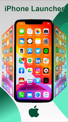 Launcher For iphone ۸ - iOS Launcher ۱۳ - عکس برنامه موبایلی اندروید