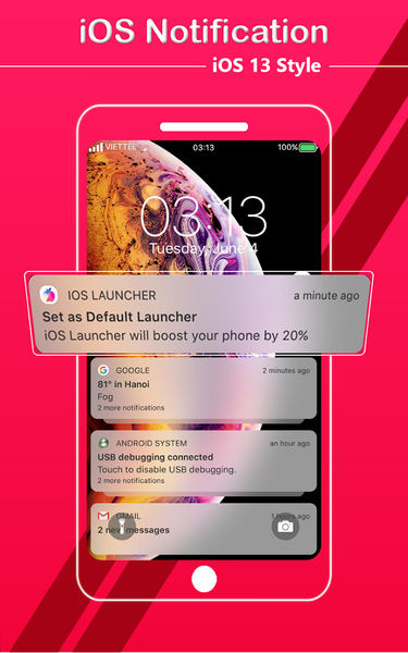 iPhone ۸ Launcher - عکس برنامه موبایلی اندروید