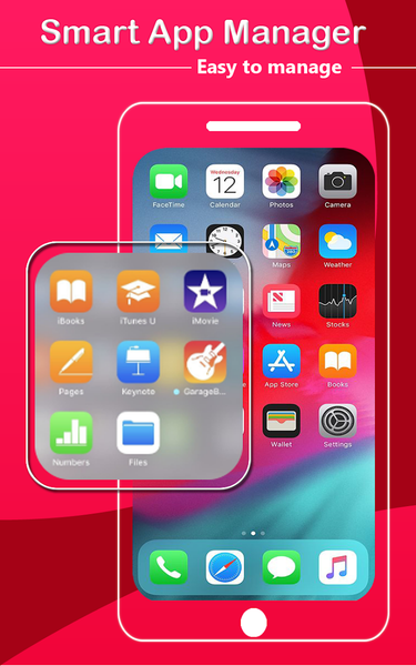 iPhone ۸ Launcher - عکس برنامه موبایلی اندروید