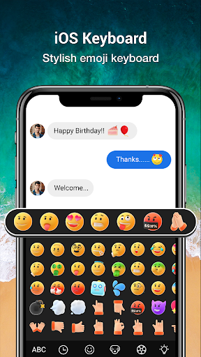 Ios Keyboard - Image screenshot of android app