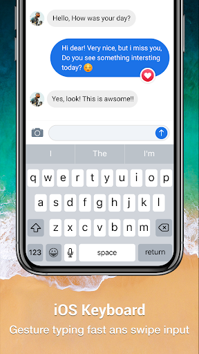 Ios Keyboard - Image screenshot of android app