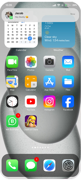Launcher ۱۸ - عکس برنامه موبایلی اندروید