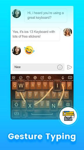 Keyboard for iPhone - Image screenshot of android app