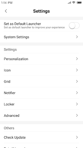 X Launcher - عکس برنامه موبایلی اندروید