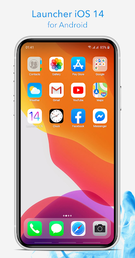 Launcher iOS 18 - Image screenshot of android app