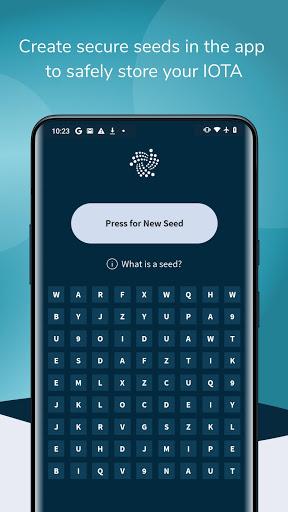 IOTA Trinity Wallet - Image screenshot of android app
