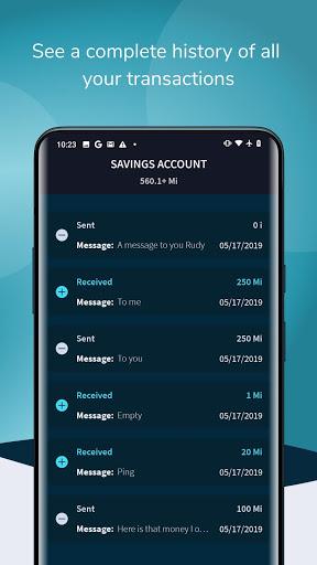 IOTA Trinity Wallet - Image screenshot of android app