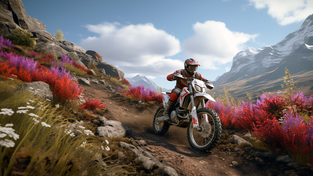 Offroad Bike Simulator Game 3D - عکس بازی موبایلی اندروید