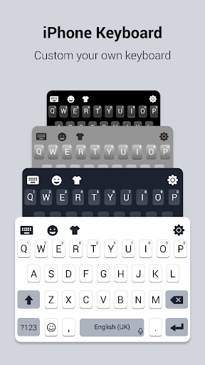 Iphone keyboard - Image screenshot of android app