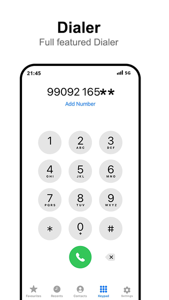 Phone Dialer - Image screenshot of android app