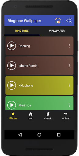 Ringtone for Iphone - Image screenshot of android app