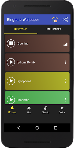 Ringtone for Iphone - Image screenshot of android app