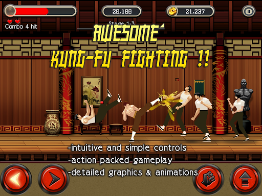 KungFu Quest : The Jade Tower - Gameplay image of android game