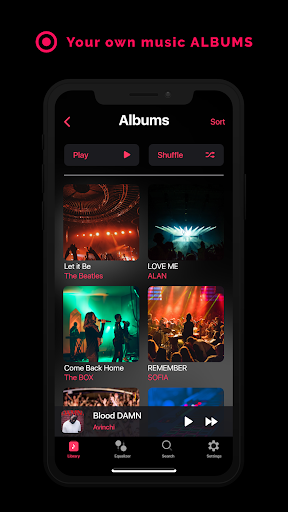 OS18 Music Player - عکس برنامه موبایلی اندروید