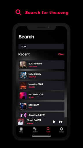 OS18 Music Player - Image screenshot of android app