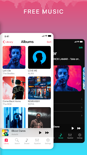 Music IOS13 - عکس برنامه موبایلی اندروید