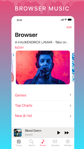 Music IOS13 - Image screenshot of android app