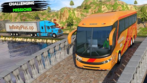 Hill Bus Simulator Games 3D - Gameplay image of android game