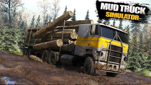 Mud Truck driver Truck Game 3D - Gameplay image of android game