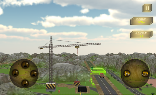 Bridge Construction Crane Op - Gameplay image of android game