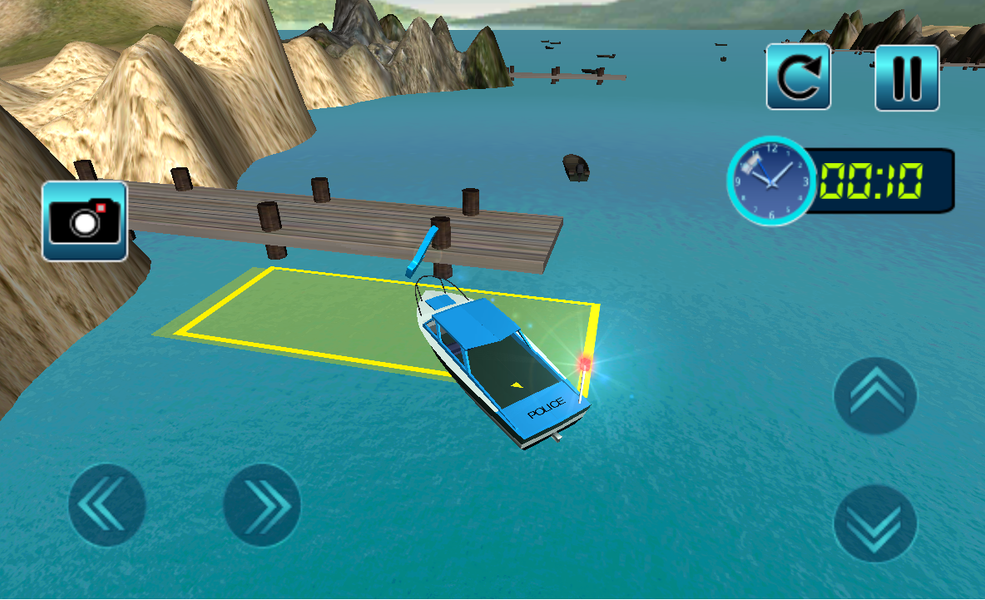 911 Navy Police Patrol Boat - Gameplay image of android game