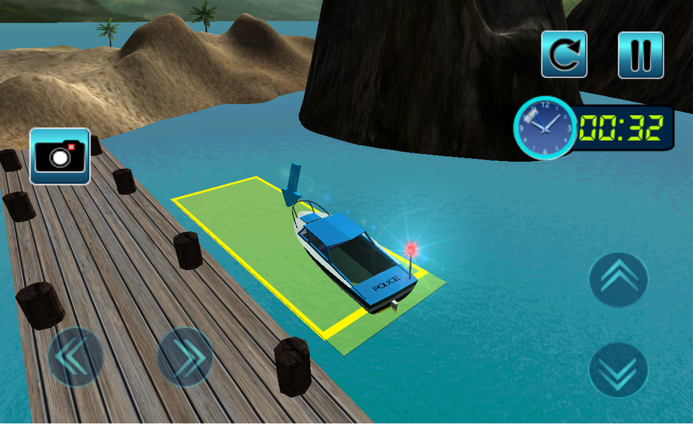 911 Navy Police Patrol Boat - Gameplay image of android game