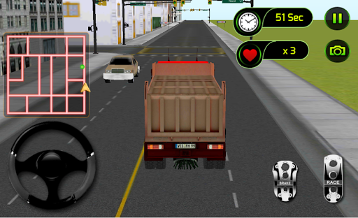 City Streets Sweeper Service - Gameplay image of android game